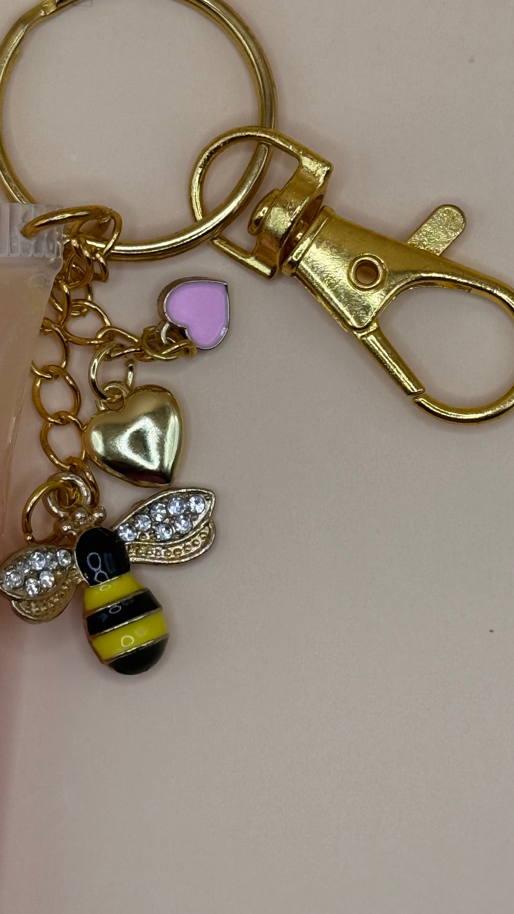 Pink Bee vegan lip gloss / Abeja Rosa